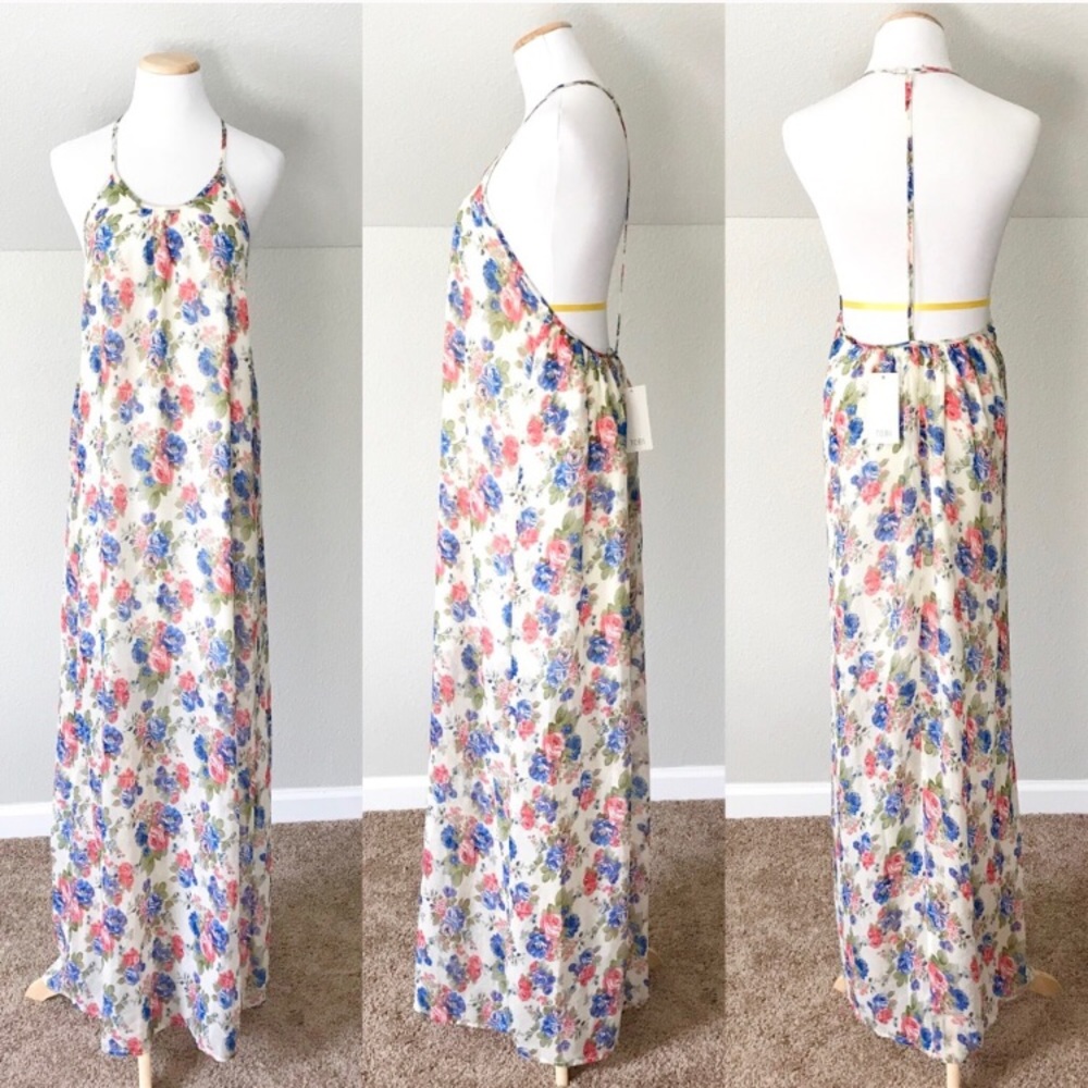 NWT Tobi floral print maxi dress